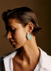Capucine Earrings - Sea Green