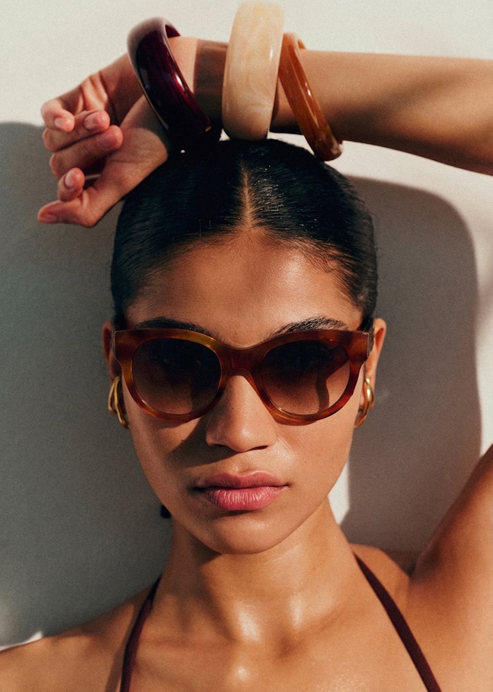 Chiara Sunglasses - Light Tortoiseshell