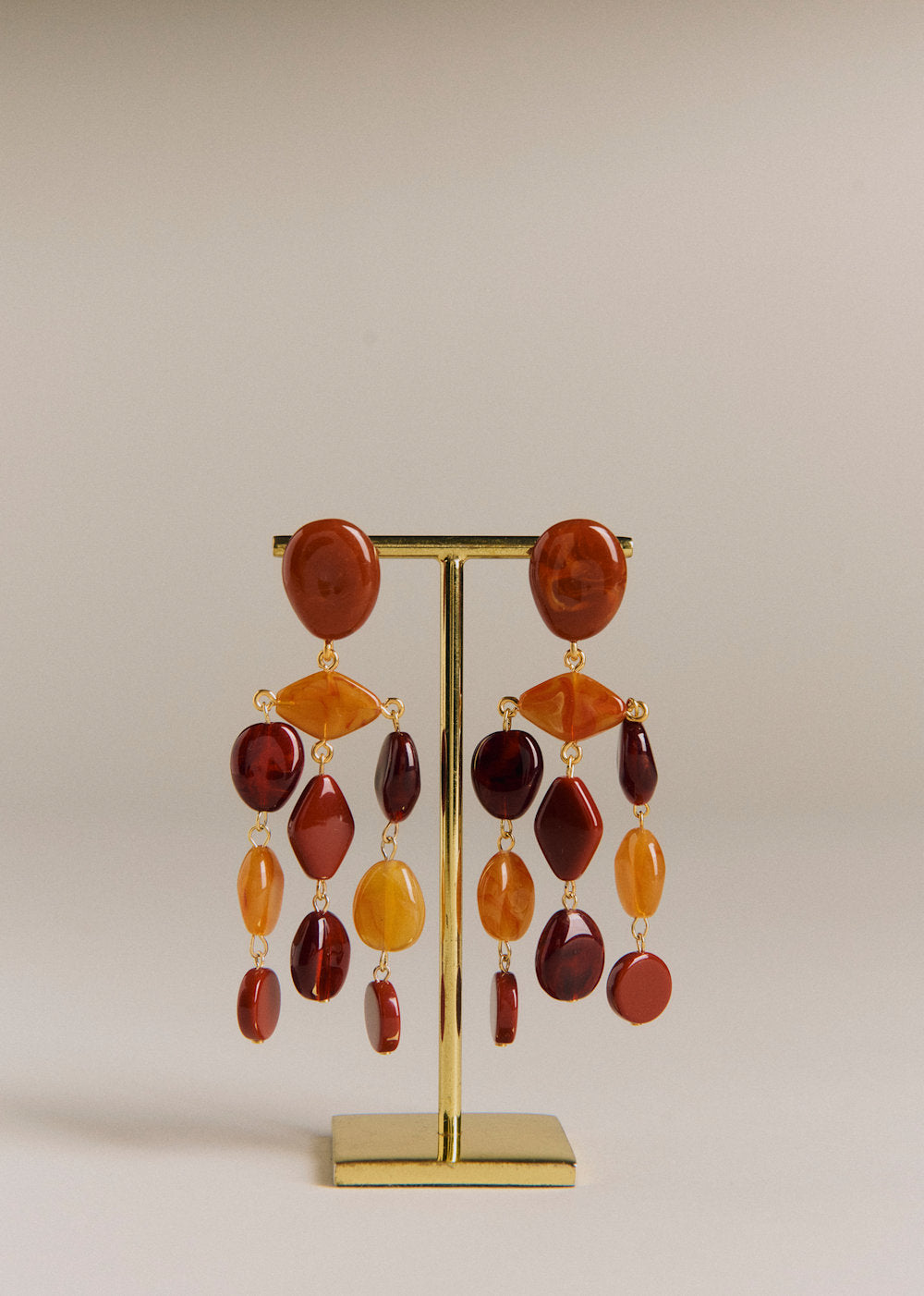 Joanna Earrings - Brown Multi