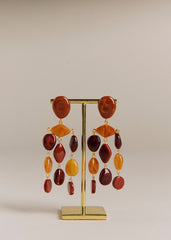 Joanna Earrings - Brown Multi