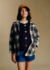 Willy Jacket - Ecru Navy Check