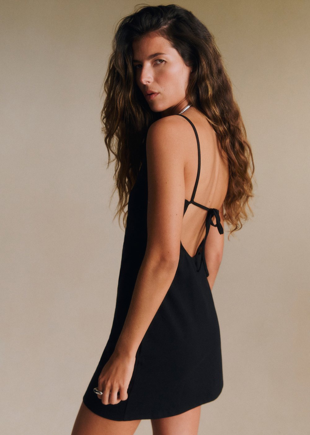 Keira Short Dress - Black