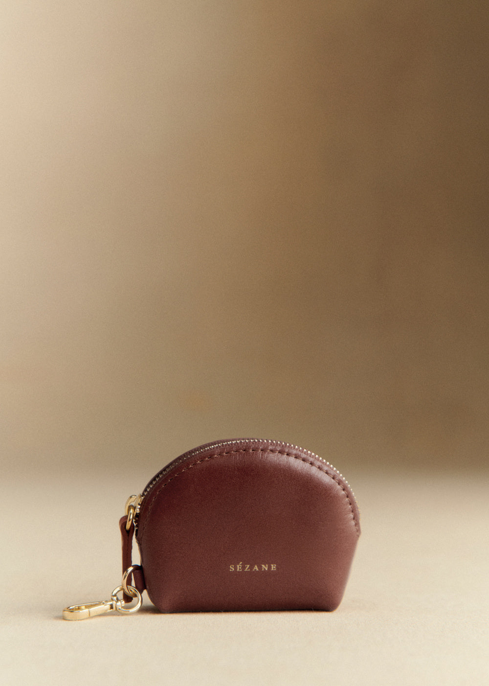 Sacha Coin Purse - Smooth Natural Leather