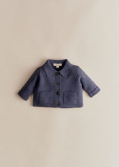 Betty Cardigan - Mottled Blue