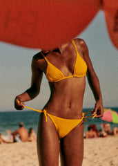 Bain de Minuit Bottoms - Sézane x Ysé - Pink Creation - Yellow