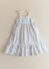 Hera Dress - Small Flowers Patchwork