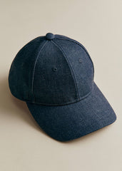 Denim Cap - Deep Indigo