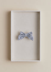 Small Bow Hair Clip - Navy Blue