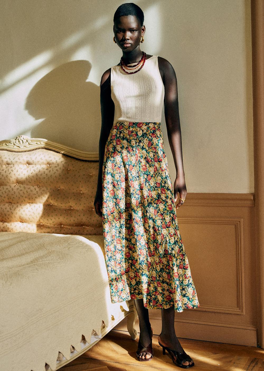 Orlane Skirt - Alicante Blue Print