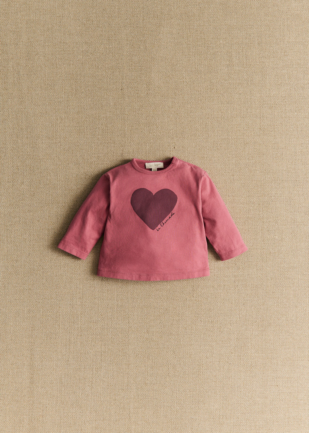 La chamade Bébé T-Shirt - Rosewood Burgundy