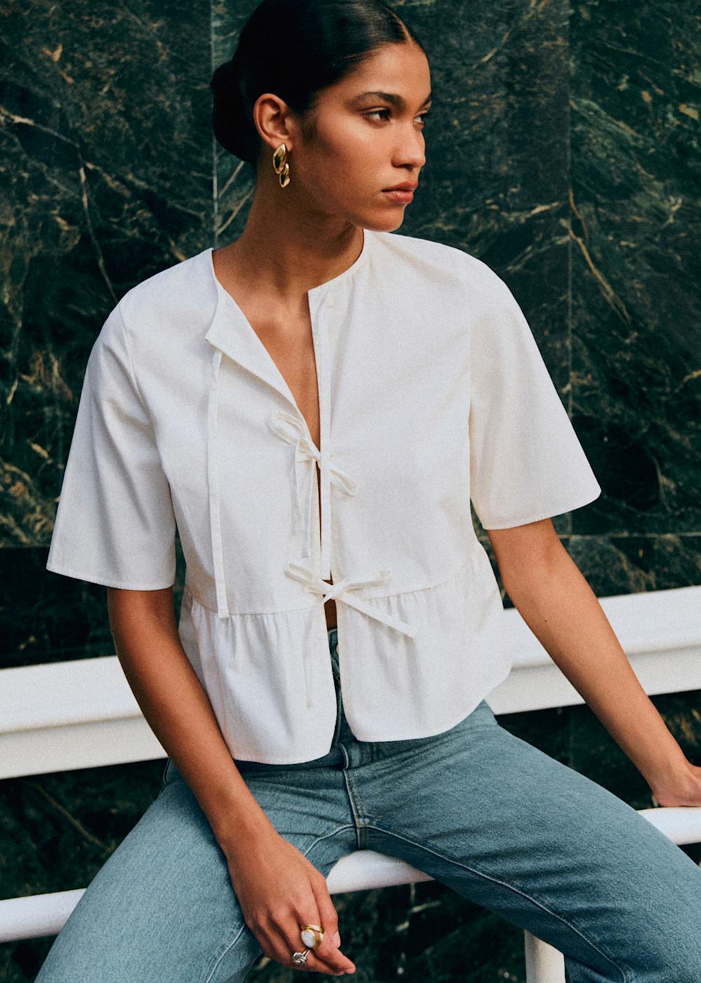 Ileana Blouse - Ecru