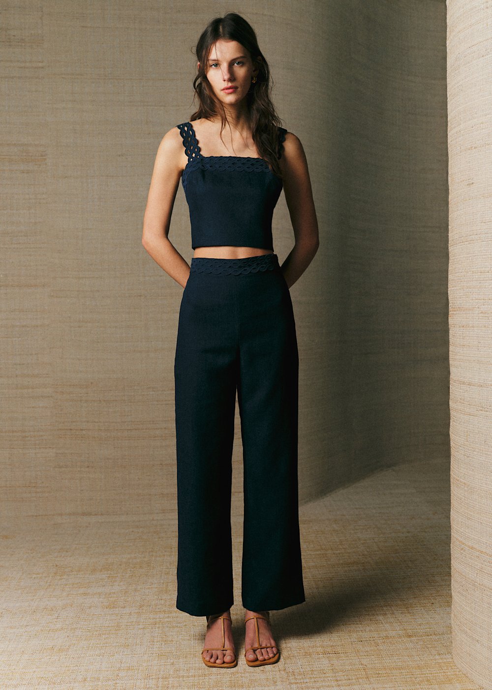 Fausto Trousers - Navy