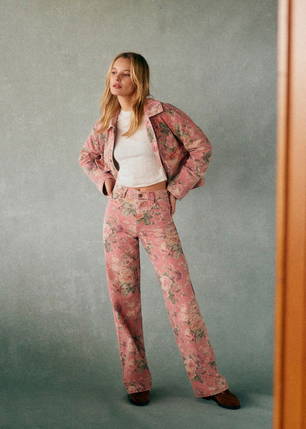 The Wide Leg Trousers - Almeria Print