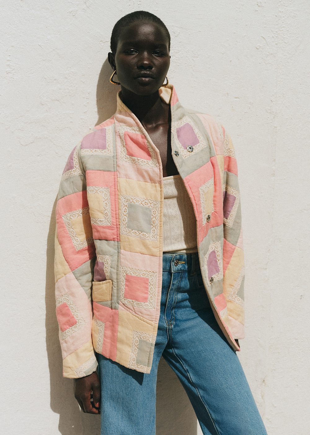 Kalvin Jacket - Mix Lace Pastel
